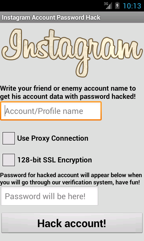 free instagram accounts and passwords